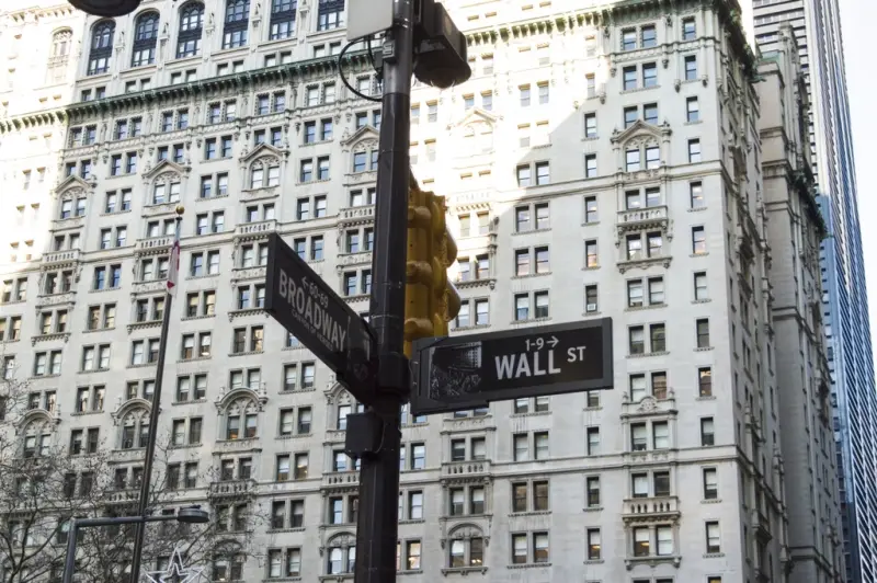The facade of the New York Stock Exchange.
